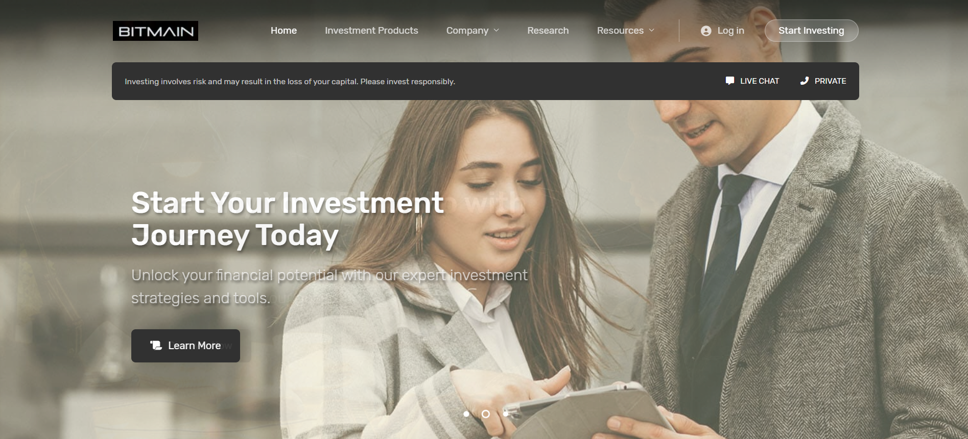 Bitmain Finance Logo